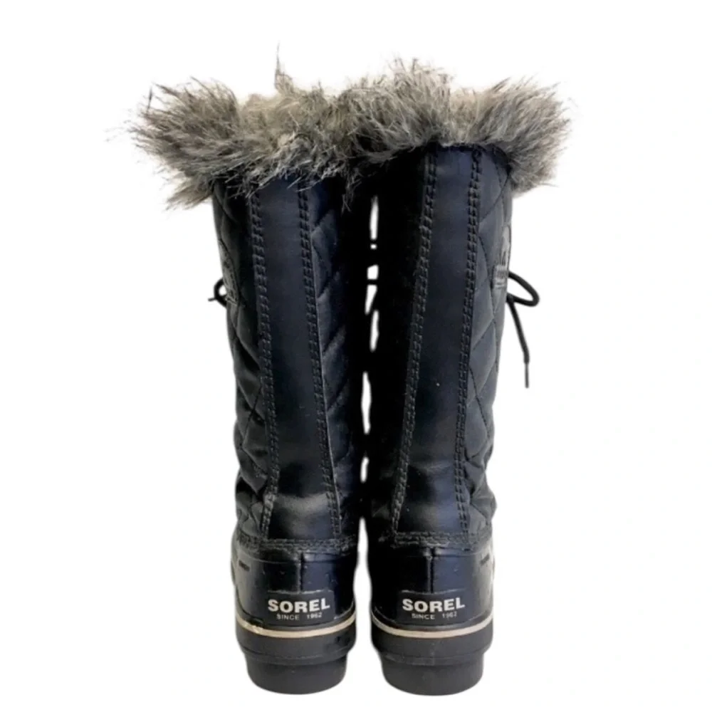 SOREL Women’s Tofino II Lace Up Winter Snow Boot Black - Picture 5 of 7